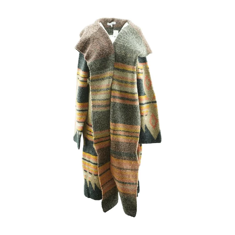 Multi Graphic Sweater Cashmere Blend Cotton Blend Poly Blend