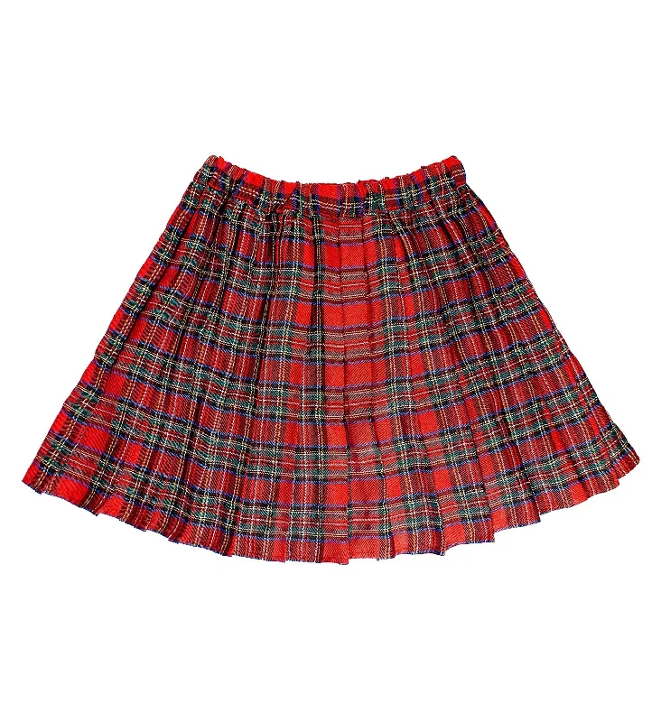 Tartan Skirt Red lace skirt intricate