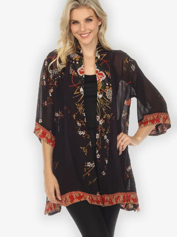 Engineered Blossoms Flowers Kimono Jacket Print Jacket Jacquard Jacket Patchwork Jacket Engineered Blossoms Flowers Kimono Jacket Print Jacket Jacquard Jacket Patchwork Jacket