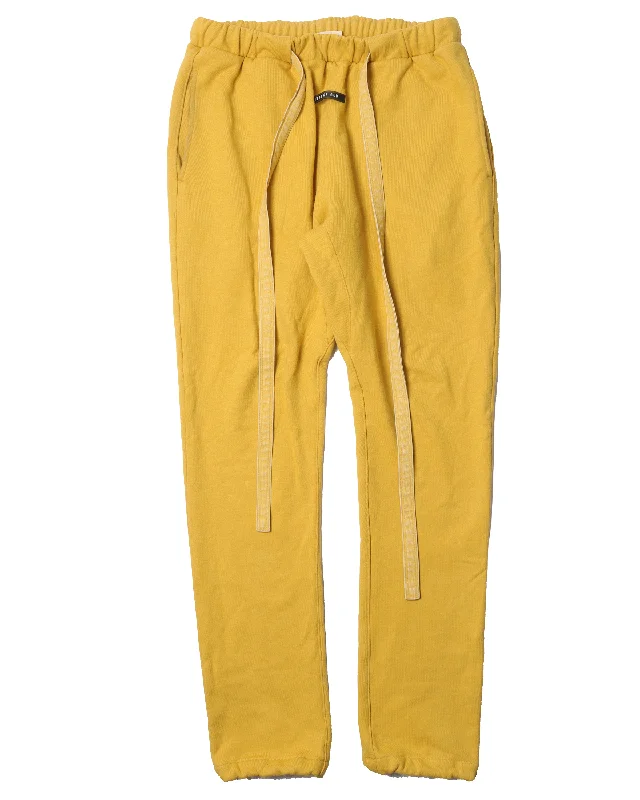 6th Collection Yellow Sweat Pant Slim-Fit Khaki Pants