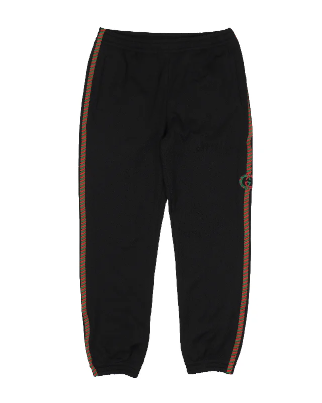 Interlocking "G" Track Pants High-Waist Jeans