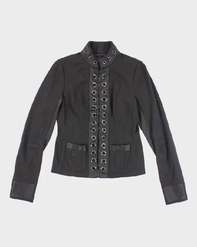 Guess By Marciano Eyelet Jacket - S Cotton Fabric Linen Fabric Terry Fabric