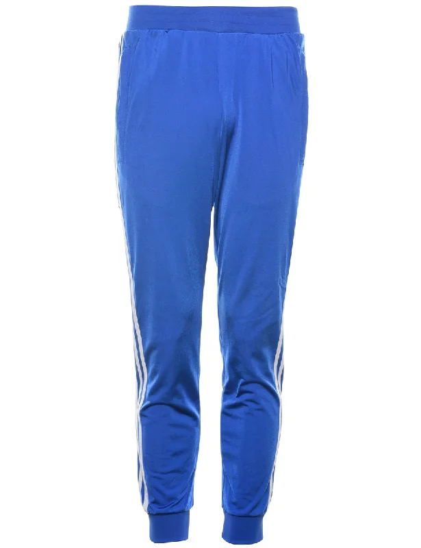 Adidas Blue Classic Track Pants - W29 L31 Classic Stretch Pants