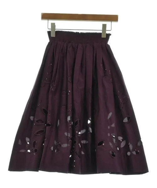 EMILIO PUCCI Knee length skirts linen skirt natural
