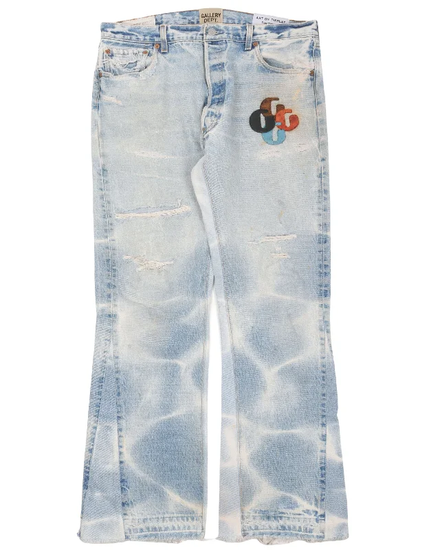 Leather G's LA Flare Pants Stylish Casual Pants