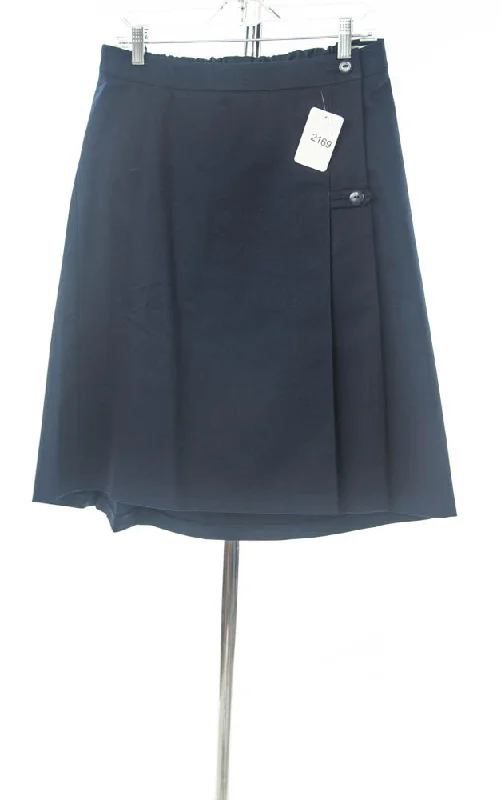 #2169 Sale Rack Item / Uniform Skirt / Girls Plus Size 14 / Navy denim skirt classic #2169 Sale Rack Item / Uniform Skirt / Girls Plus Size 14 / Navy denim skirt classic
