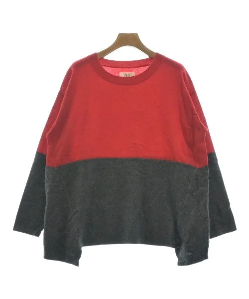 A.T Sweaters Striped Floral Plaid