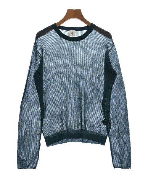 6(ROKU) Sweaters Houndstooth Herringbone Solid