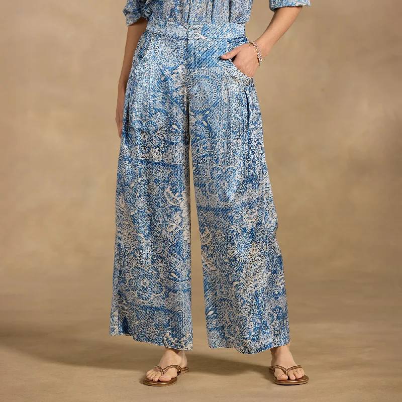 Lauchlan Printed Pants Lightweight Linen Pants