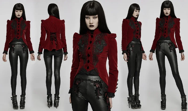 Gothic Gorgeous Feast Jacket Tailored Jacket Straight Jacket A-Line Jacket