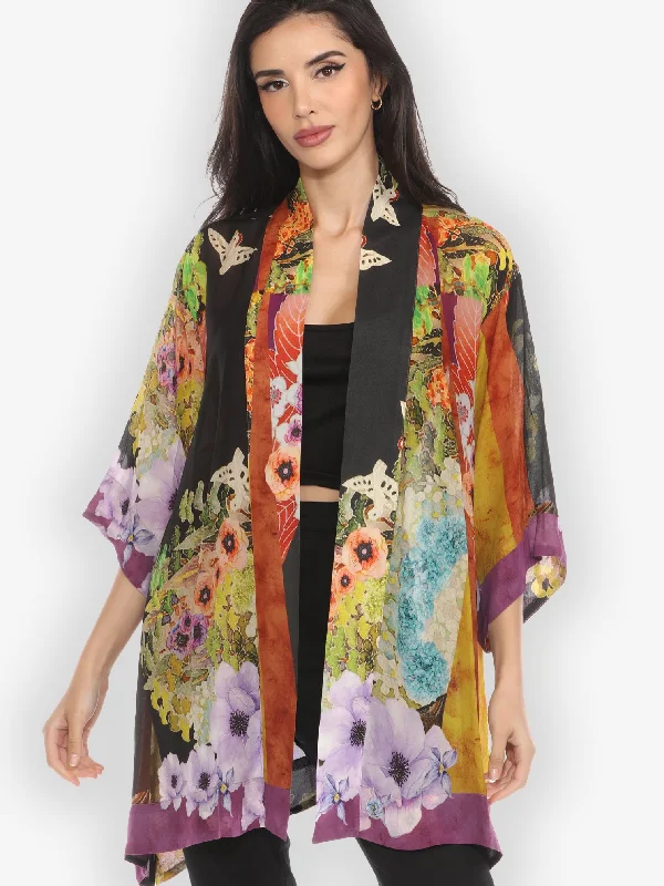 Fairy Tale Landscape Kimono Jacket Bomber Jacket Anorak Windbreaker
