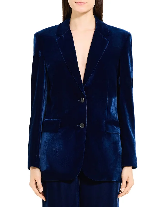 Theory Slim Tailor Jacket Denim Jacket Leather Jacket Suede Jacket