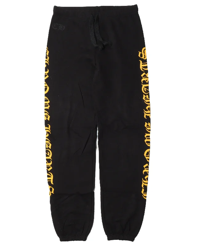 Script Sweat Pant Comfortable Jogger Trousers
