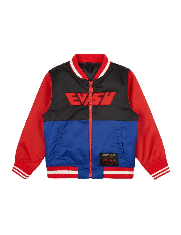 Godhead Fabric Blocking Jacket Front Pockets Side Pockets Patch Pockets