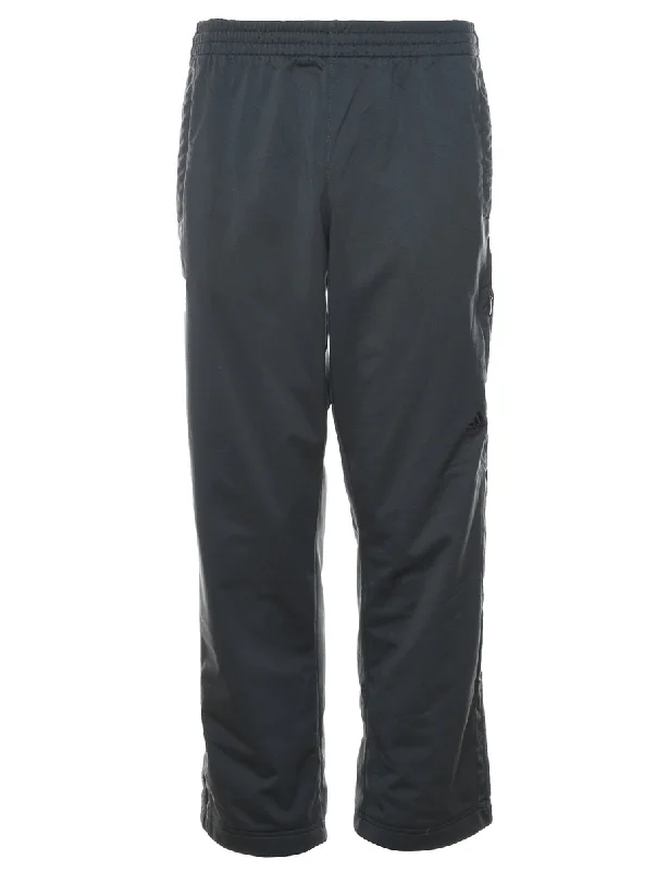 Adidas Dark Grey Track Pants - W34 L30 Formal Slim Pants