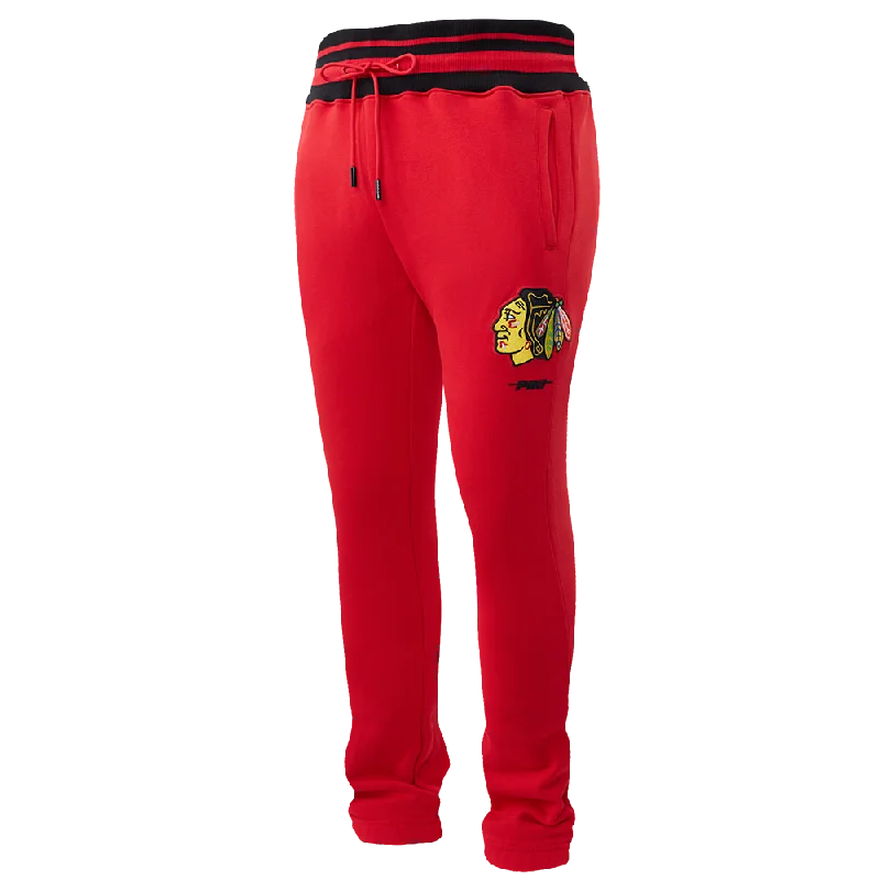 PANTS NHL CHICAGO BLACKHAWKS SCRIPT TAIL Lightweight Linen Pants