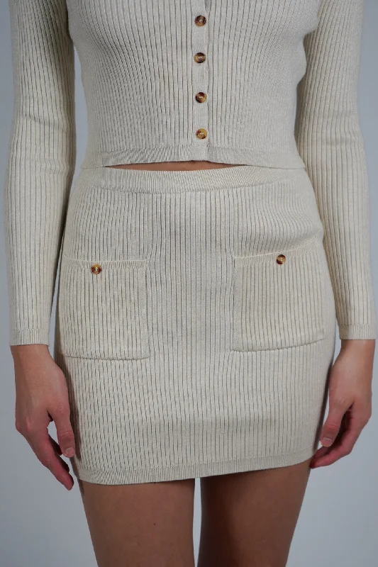 Amanda Skirt silk skirt sleek