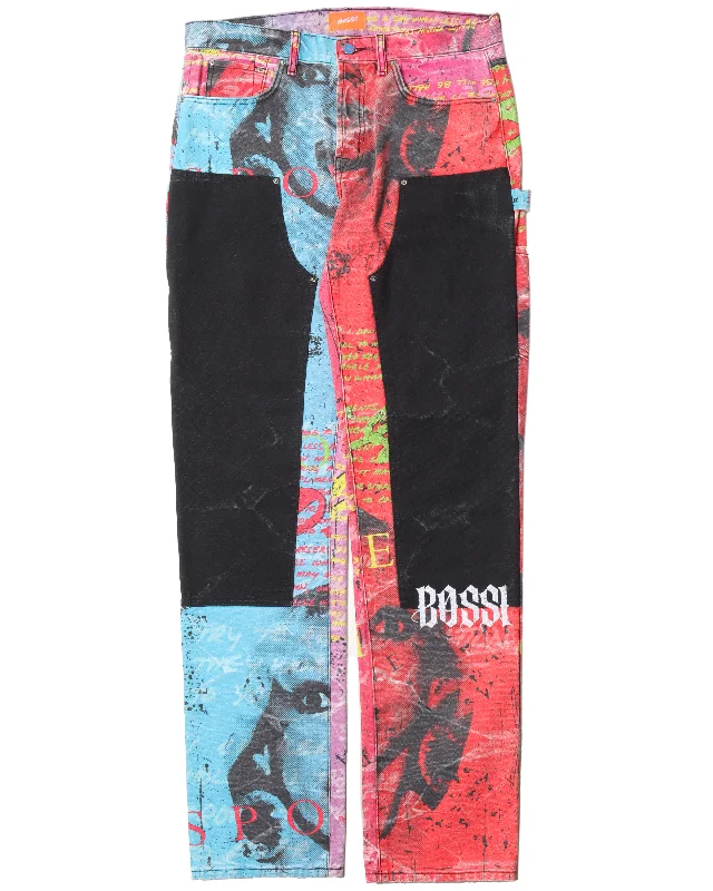 Colorful Carpenter Pant Soft Wool Pants