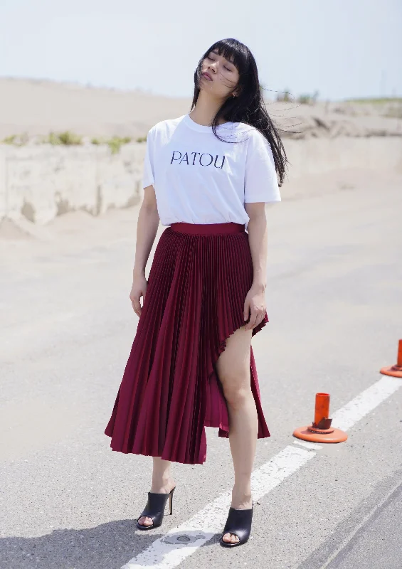 ASYMMETRY SKIRT low waist skirt