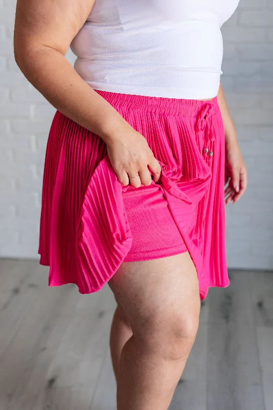 Bet Your Bottom Dollar Skirt in Hot Pink lace skirt romantic