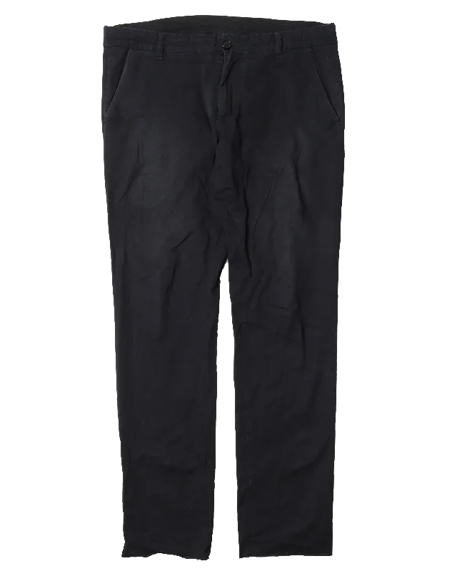 Black Pants Trendy Tapered Pants