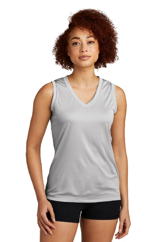 Sport-Tek Womens Competitor Moisture Wicking Tank Top - Silver Grey