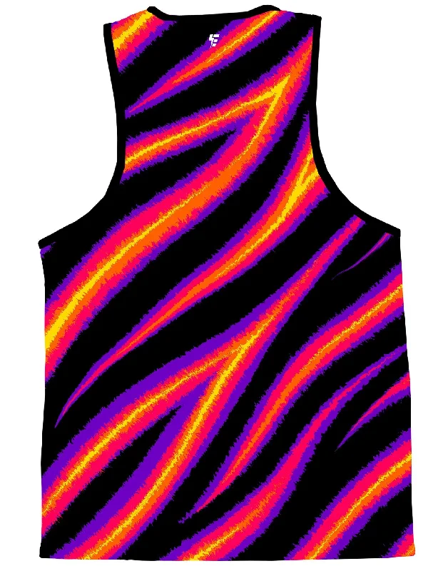 Tiger Stripes (Warm) Unisex Tank Top