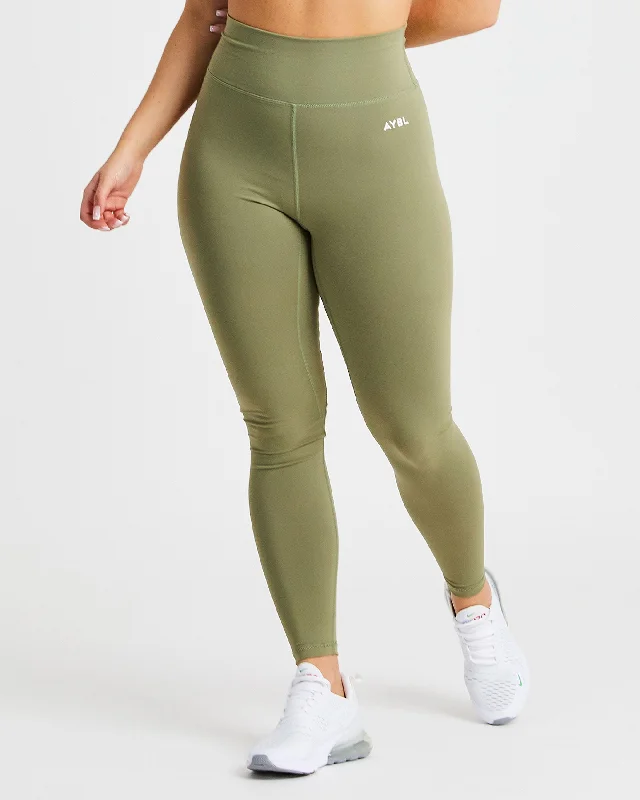 Core Leggings - Olive