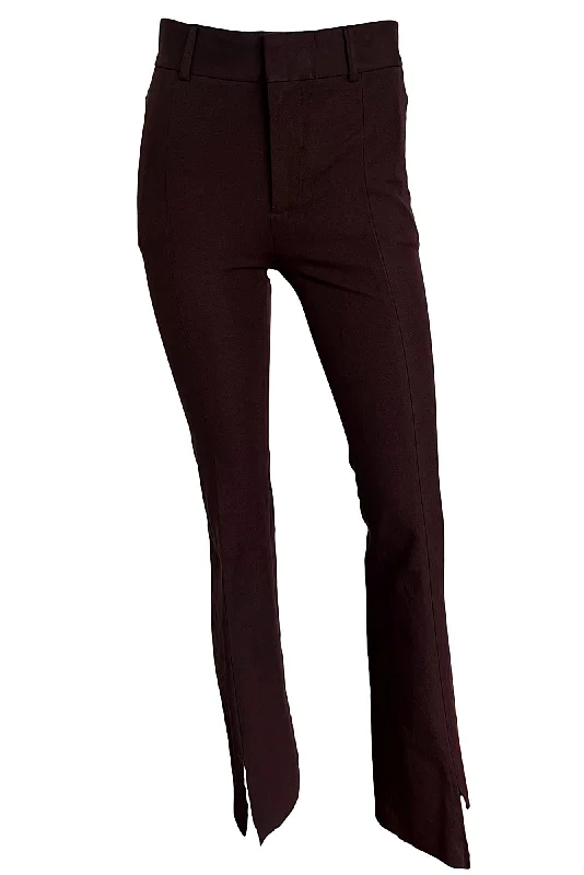 Le High Flare Split Front Trouser