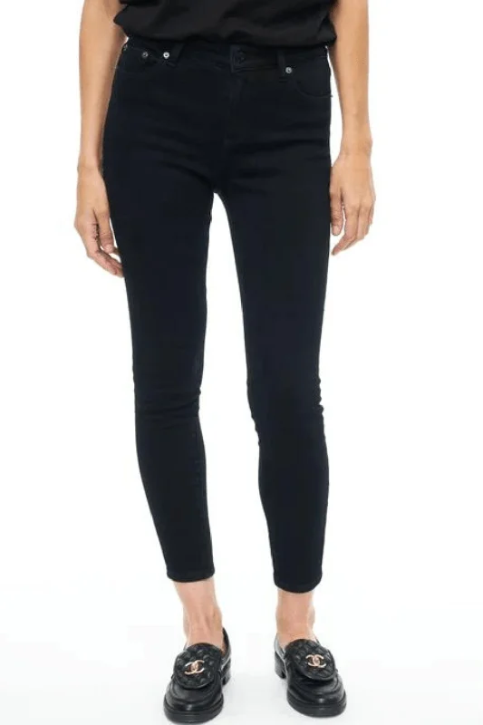 Pistola Audrey Mid Rise Skinny - Dark Vinyl