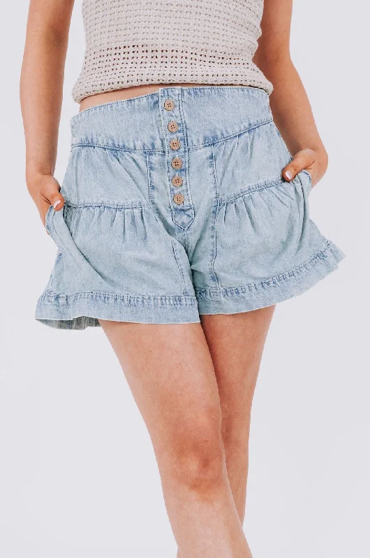 FREE PEOPLE - Fleur Denim Short