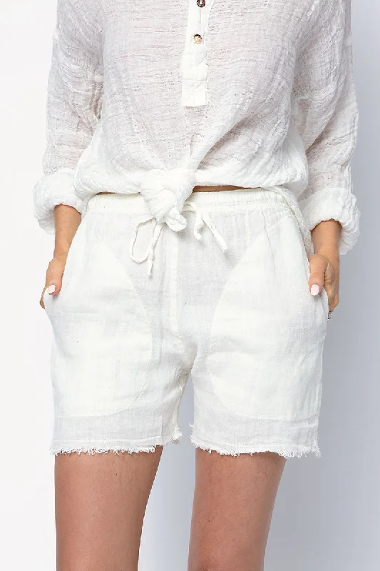 Linen Tela Country Short in Latte