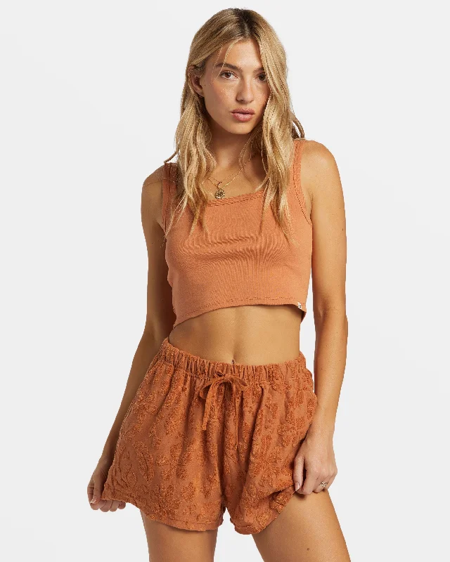 Loosen Up Shorts - Toffee