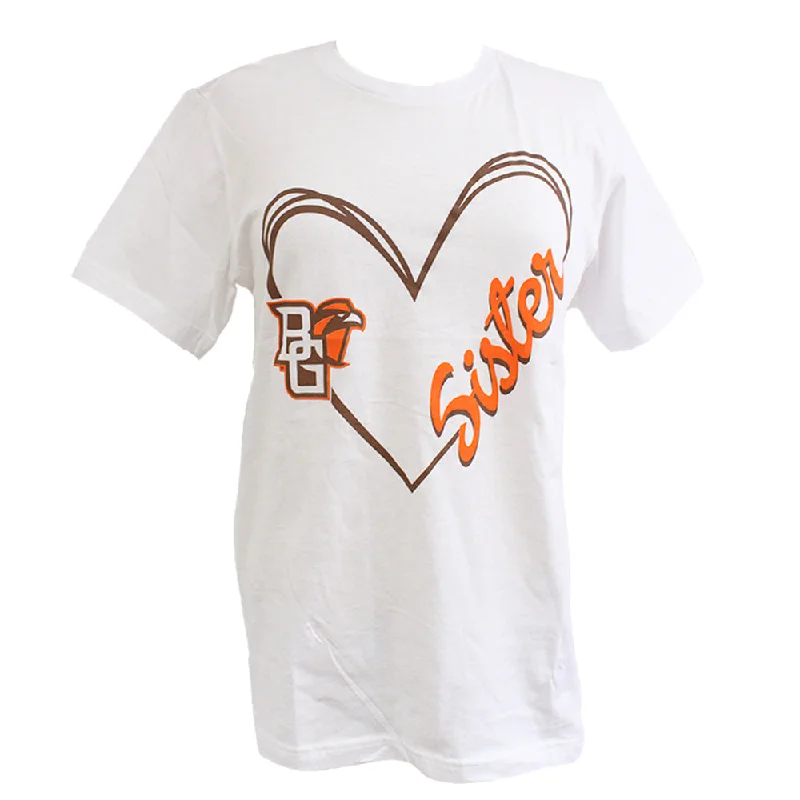 BGSU Sister Heart Adult Tee